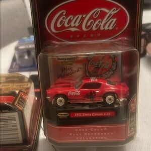 Matchbox Collectibles Coca Cola 1971 Chevy Camaro Z-28 Red NIP
